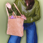 Sac Joseph Cuir Off White Lavande