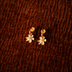 Boucles d'Oreilles Créoles Neroli