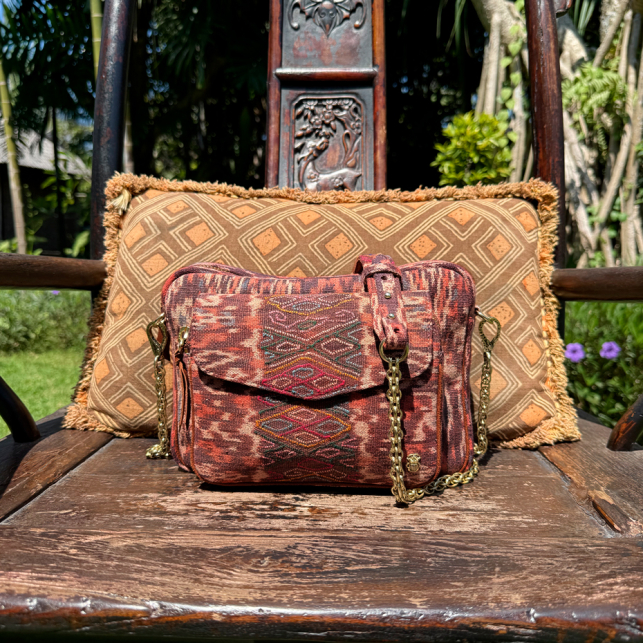 Sac Tissu Collection Heritage Big Charly Rouge