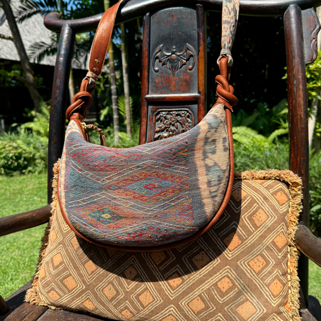 Blue Fabric Heritage Collection Chris Bag