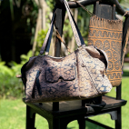 Sac Tissu Collection Héritage Juno Blanc & Bleu