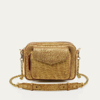 Antic Gold Bubble Leather Baby Charly Bag