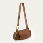 Tobacco Leather Marine Bag