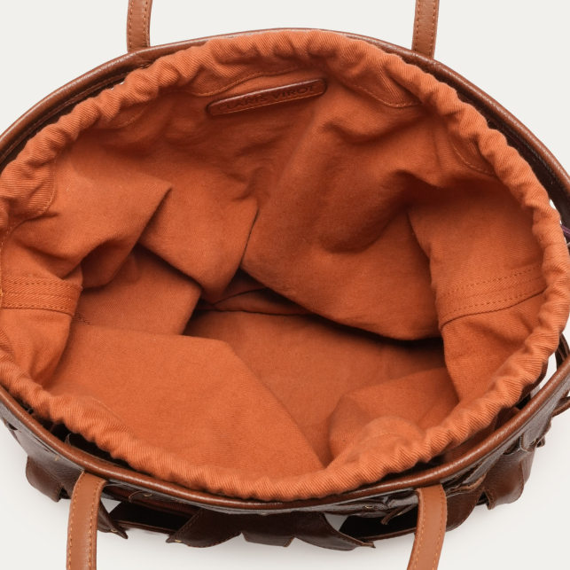 Cabas Marny Cuir Tabac