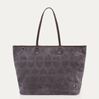 Mulberry Thick Suede Embroidered Marny Bag