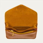 Porte Cartes Cuir Glossy Siena Alex Scarabée Or
