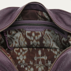 Sac Juno Cuir Bubble Mulberry
