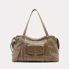 Taupe Leather Juno Bag