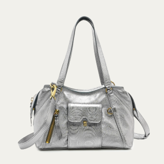 Armour Metallic Leather Mini Juno Bag