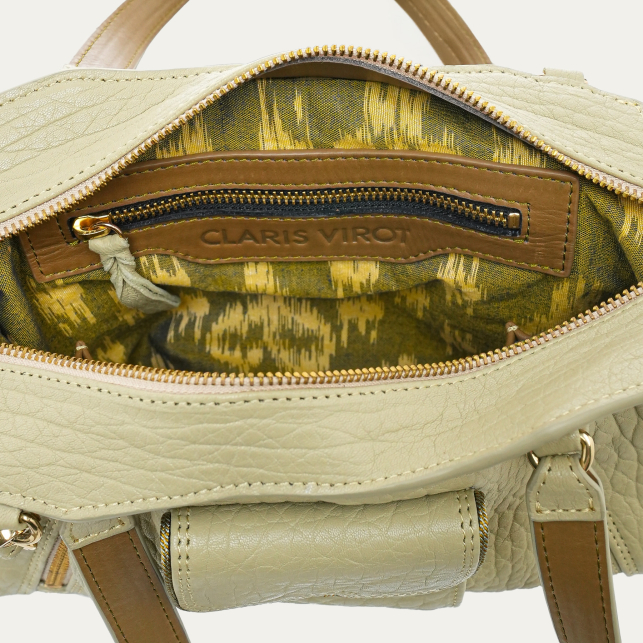 Verdelatte Bubble Leather Mini Juno Bag