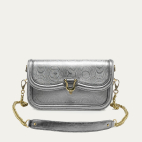 Sac Manon Baguette Cuir Métallisé Armour