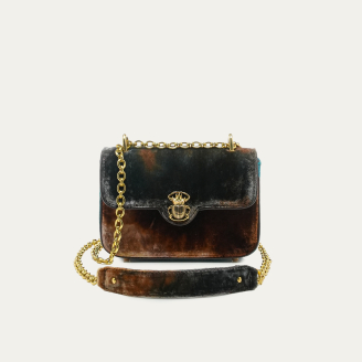 Terracielo Velvet Fabric Mini Ava Bag