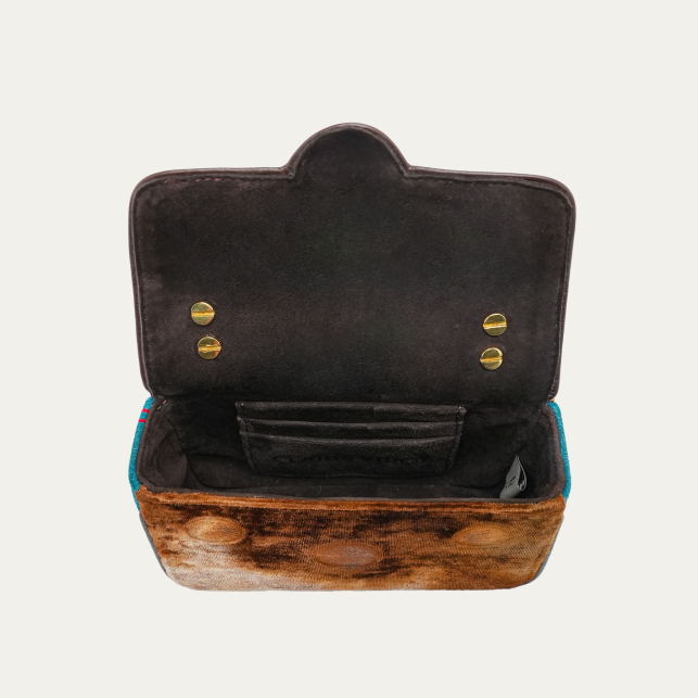 Terracielo Velvet Fabric Mini Ava Bag