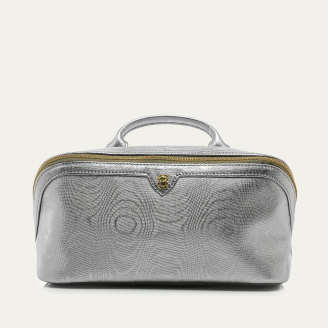 Trousse Charlotte Cuir Métallisé Armour