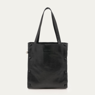 Black Leather Joseph Bag