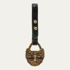 Black Leather Lockpad Charms