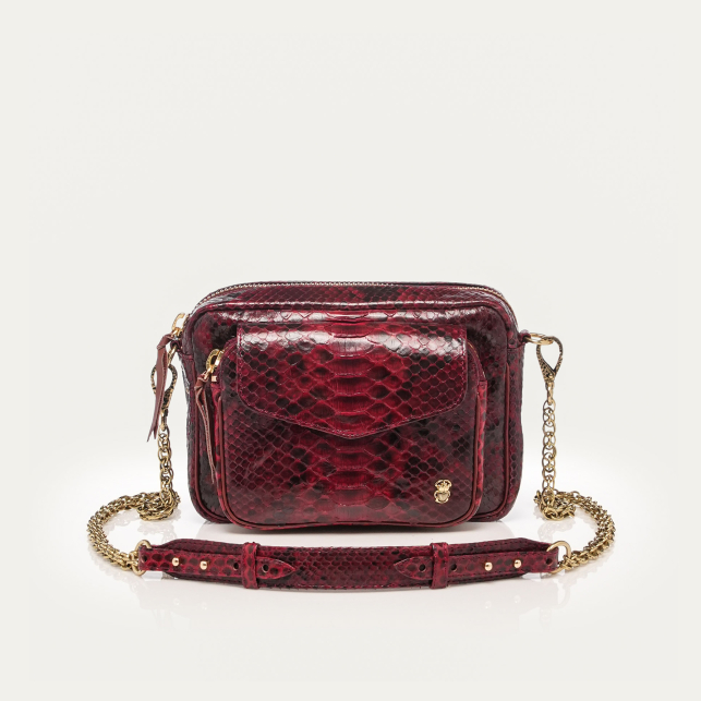 Sac Python Charly Burgundy