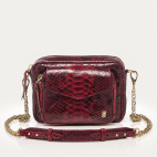 Sac Python Big Charly Burgundy Chaîne