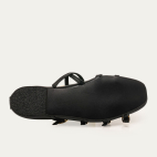 Ballerines Adele Cuir Noir Or