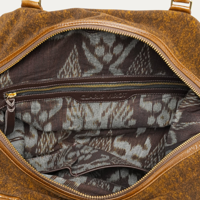 Wood Thick Suede Weekender Roger M