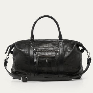 Check Roger XS Embossed Leather Weekender