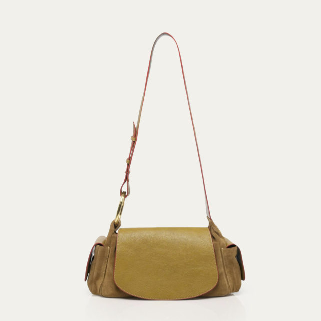 Sac Marine Cuir Olive