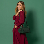 Sac Marine Cuir Vert Forêt