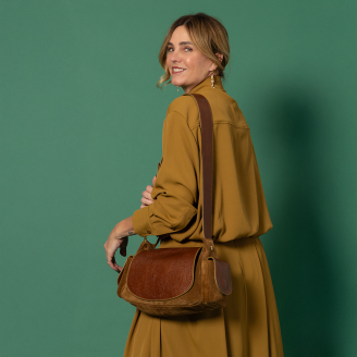 Sac Marine Cuir Tabac