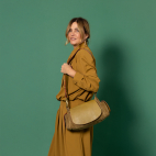 Olive Leather Marine Bag