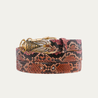 Baby Ceinture Python Terracotta Cigale