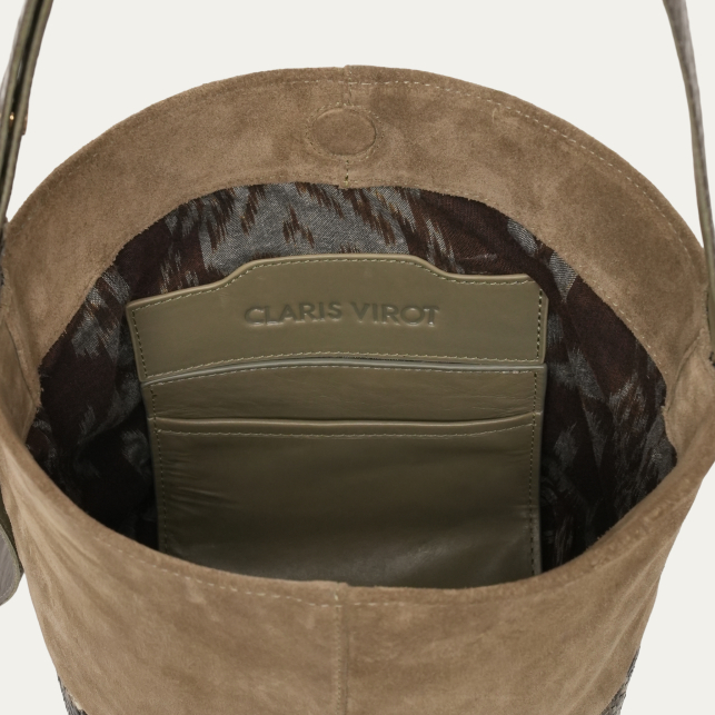 Sac Romy Veau Velours Taupe
