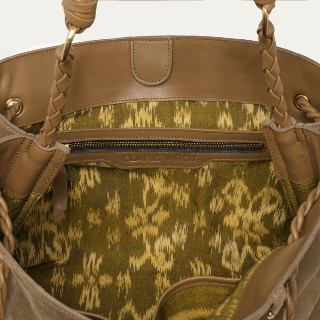 Sac Denise Cuir Taupe