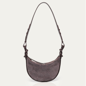 Mulberry Thick Suede Embroidered Mini Chris Bag