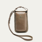 Étui à Téléphone Misha Veau Velours Taupe