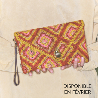 Raffia Alicia Clutch