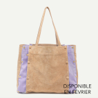 Off White lavender Leather Joseph Bag