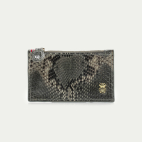 Porte Carte Python Helena Noir 