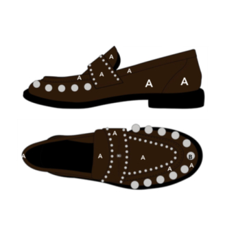 Dark Brown Leather Gigi Loafer