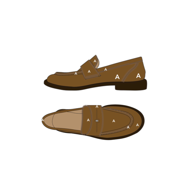 Mocassin Veau Velours Gigi Cappuccino