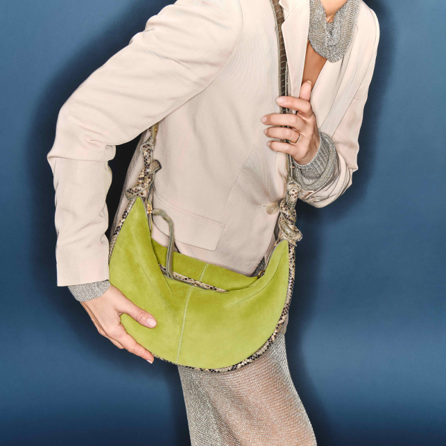 Sac Chris Veau Velours Clover