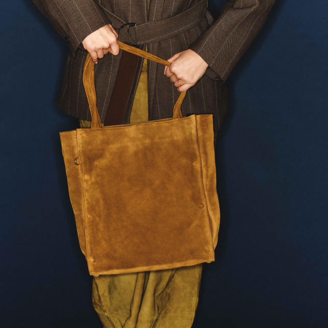 Sac Joseph Veau Velours Tabac