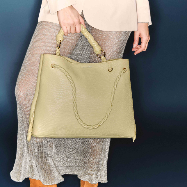 Verdelatte Bubble Leather Denise Bag