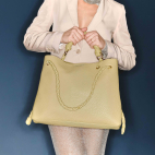 Sac Denise Cuir Bubble Verdelatte
