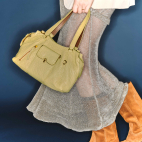 Sac Mini Juno Cuir Bubble Verdelatte