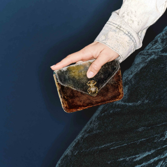 Terracielo Velvet Alex Card Holder