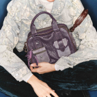 Mulberry Bubble Leather Python Richie Bag