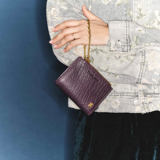 Mulberry Bubble Leather Hector Coin Case