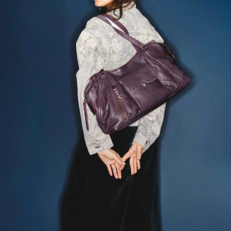 Mulberry Bubble Leather Juno Bag