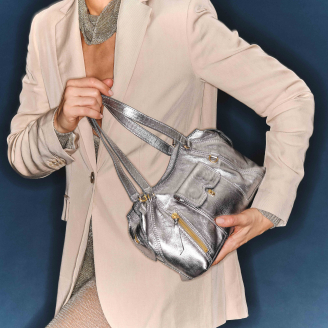 Sac Mini Juno Cuir Métallisé Armour