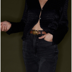 Baby Ceinture Python Moka